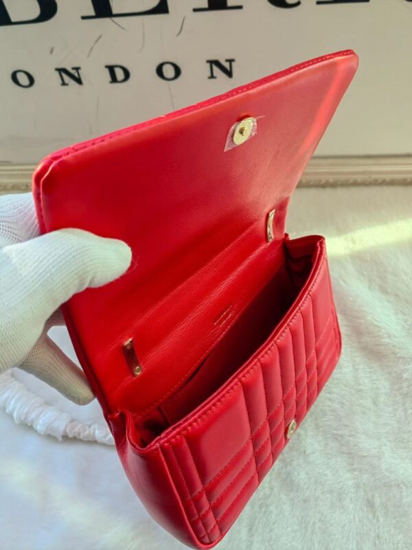 Burberry Lola – Lona Bun Handbag - Red - Image 5