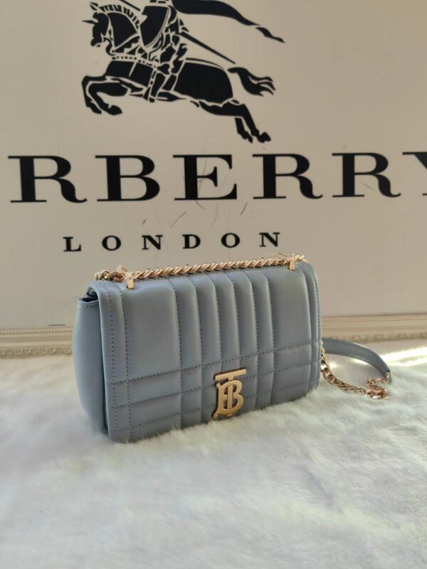 Burberry Lola – Lona Bun Handbag - Gray - Image 5