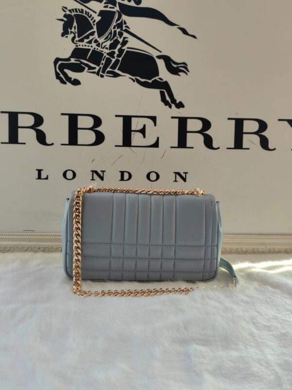 Burberry Lola – Lona Bun Handbag - Gray - Image 4