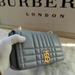 Burberry Lola – Lona Bun Handbag - Gray - Image 3