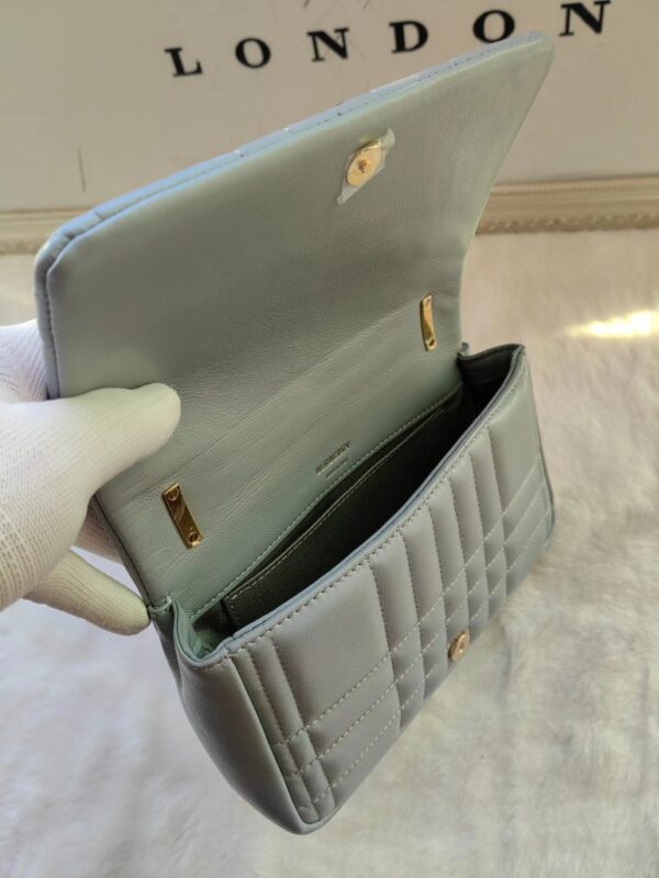 Burberry Lola – Lona Bun Handbag - Gray - Image 2
