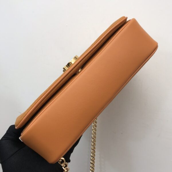 Burberry Lola Medium Canvas Shoulder Bag - Brown - Image 4