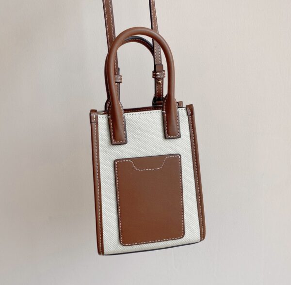 Burberry Frances Tote Bag - White - Image 4