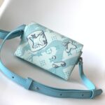 Louis Vuitton Steamer Wearable Wallet Handbag - Blue - Image 4
