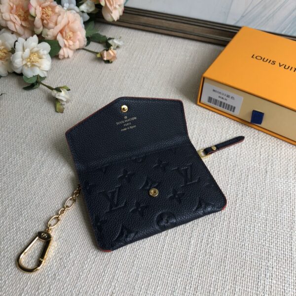 Louis Vuitton Key Pouch Monogram Empreinte Marine Rouge - Blue - Image 3