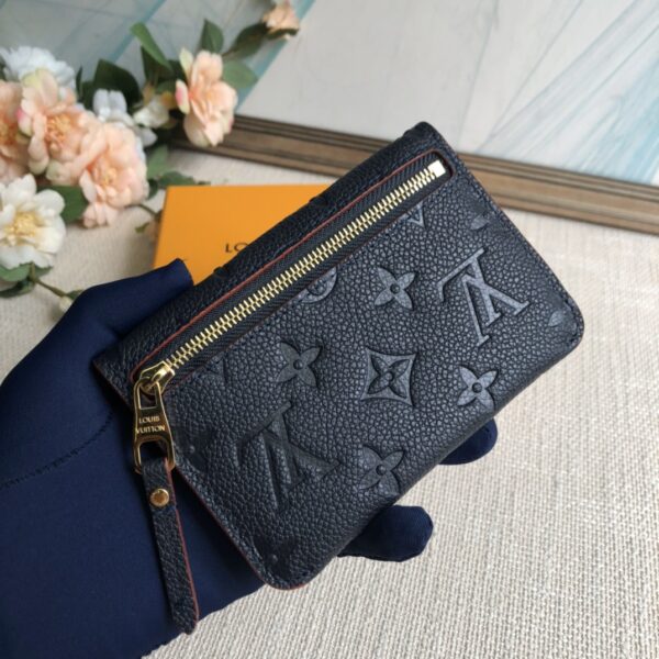 Louis Vuitton Key Pouch Monogram Empreinte Marine Rouge - Blue - Image 5