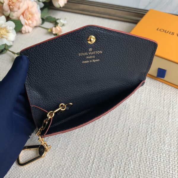Louis Vuitton Key Pouch Monogram Empreinte Marine Rouge - Blue - Image 2
