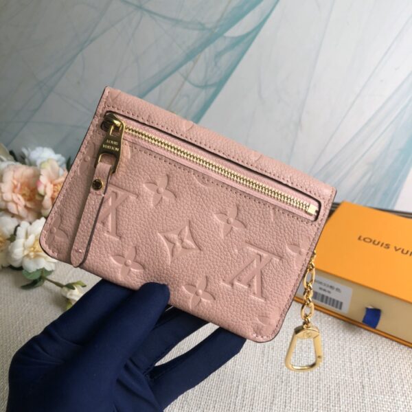 Louis Vuitton Key Pouch Monogram Empreinte Marine Rouge - Pink - Image 5