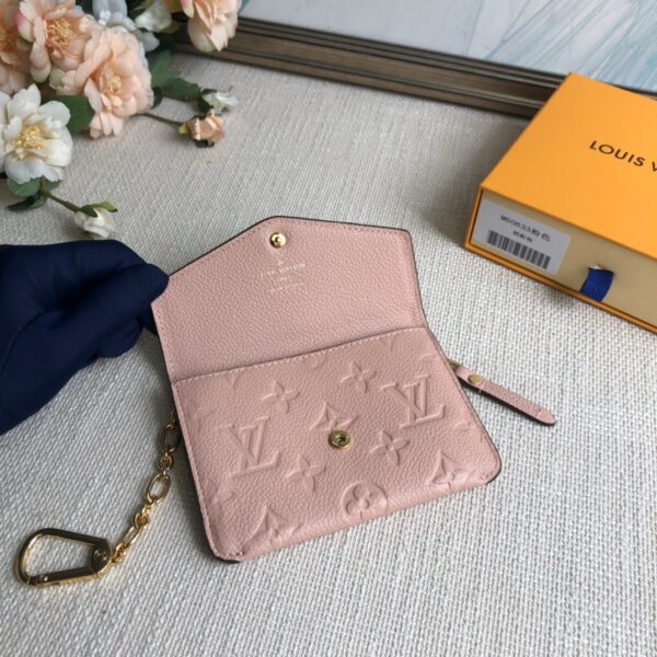 Louis Vuitton Key Pouch Monogram Empreinte Marine Rouge - Pink - Image 3