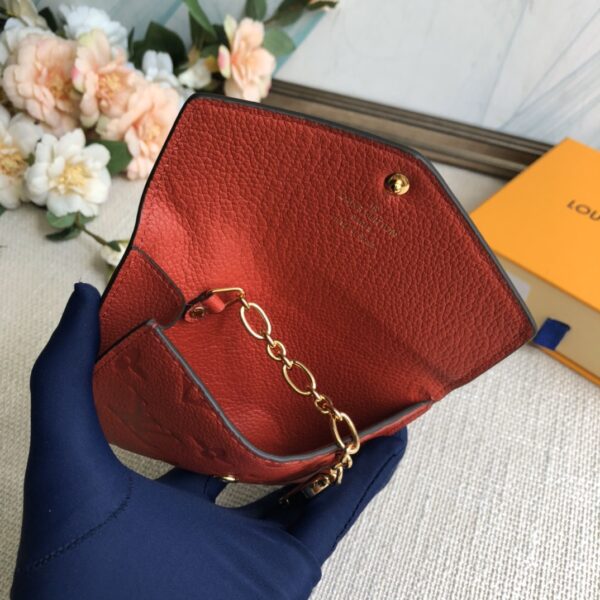 Louis Vuitton Key Pouch Monogram Empreinte Marine Rouge - Red - Image 2