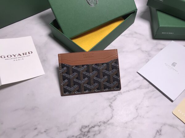 Goyard Card Holder Card Bag - Brown - Image 5