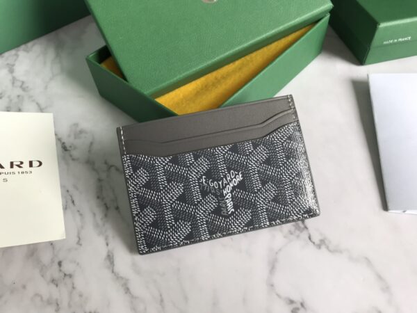 Goyard Card Holder Card Bag - Gray - Image 2