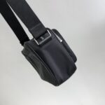 Burberry Striped Printed Nylon Camera Bag - Black - Image 4