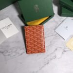 Goyard Passport Holder Wallet - Orange - Image 5