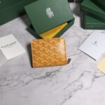 Goyard Short Zipper Clip Wallet - Musturd - Image 5