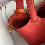 Hermes Vegetable Basket Picotin - Red - Image 4