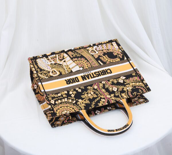 Dior Bolsa Christian Book Tote Bag - Brown - Image 5