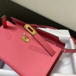 Hermes Kelly Crossbody Bag - Lipstick Powder - Image 2