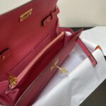 Hermes Kelly Crossbody Bag - Lipstick Powder - Image 3