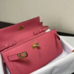 Hermes Kelly Crossbody Bag - Lipstick Powder - Image 4