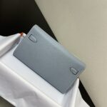 Hermes Kelly Crossbody Bag - Linen Blue - Image 5