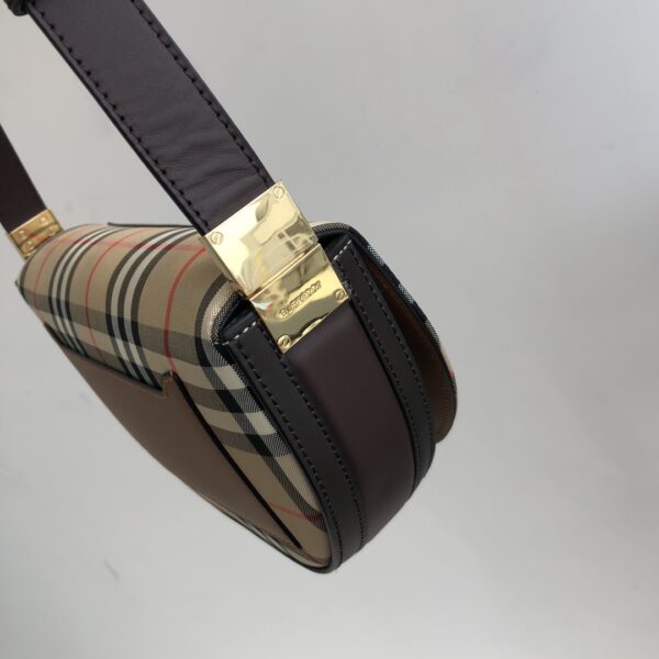 Burberry Classic Plaid Check Small Bag - Brown - Image 5