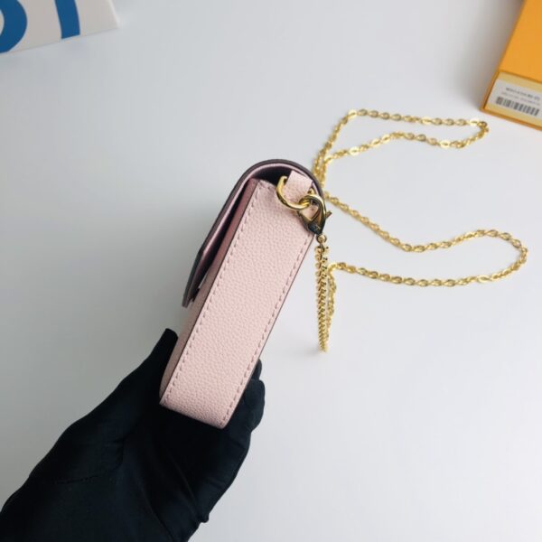 Louis Vuitton Félicie Pochette Chain Bag - Pink - Image 4