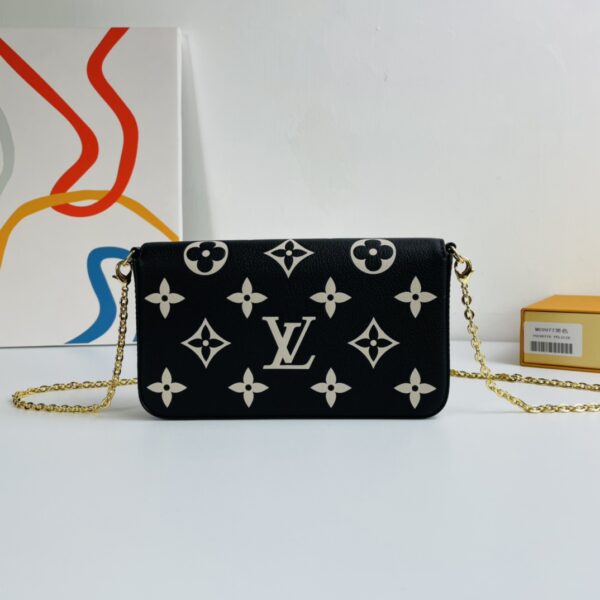 Louis Vuitton Félicie Pochette Chain Bag - Black - Image 5