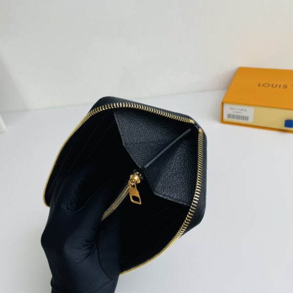 Louis Vuitton Monogram Empreinte Clemence Wallet - Black - Image 2