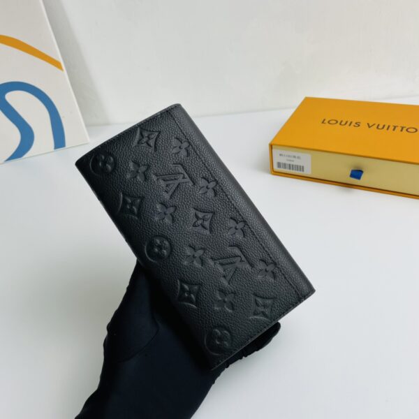 Louis Vuitton Monogram Envelope Style Sarah Wallet - Black - Image 5