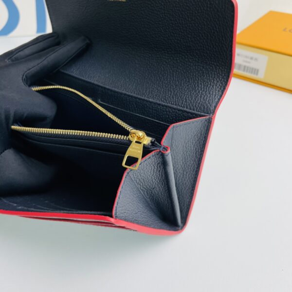 Louis Vuitton Monogram Envelope Style Sarah Wallet - Blue - Image 2