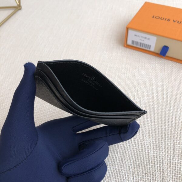 Louis Vuitton Monogram Eclipse Card Holder - Black - Image 3