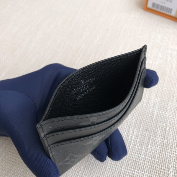 Louis Vuitton Monogram Eclipse Card Holder - Black - Image 2