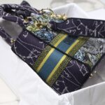 Dior Lady D Embroidery Series - Blue Constellation - Image 4