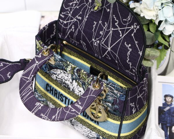 Dior Lady D Embroidery Series - Blue Constellation - Image 2