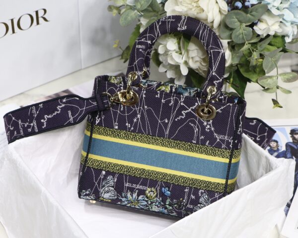 Dior Lady D Embroidery Series - Blue Constellation - Image 5