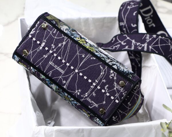 Dior Lady D Embroidery Series - Blue Constellation - Image 3