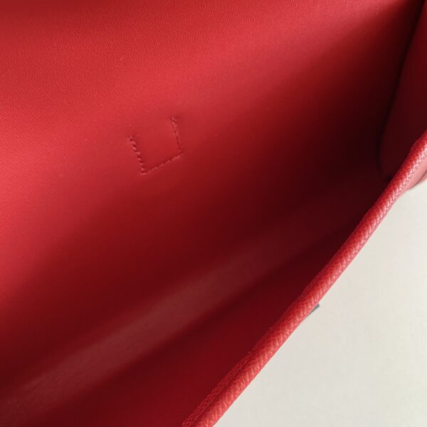 Hermes Jige Elan Sheepskin Lining Bag - Red - Image 3