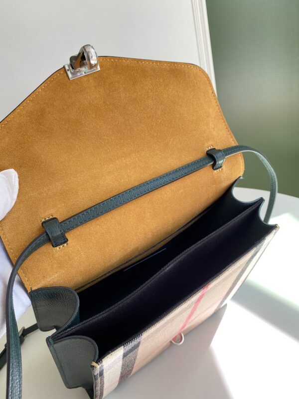 Burberry Small Crossbody Bag - Green - Image 4