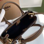 Burberry Banner Tote House Plaid Medium Handbag - Brown - Image 2