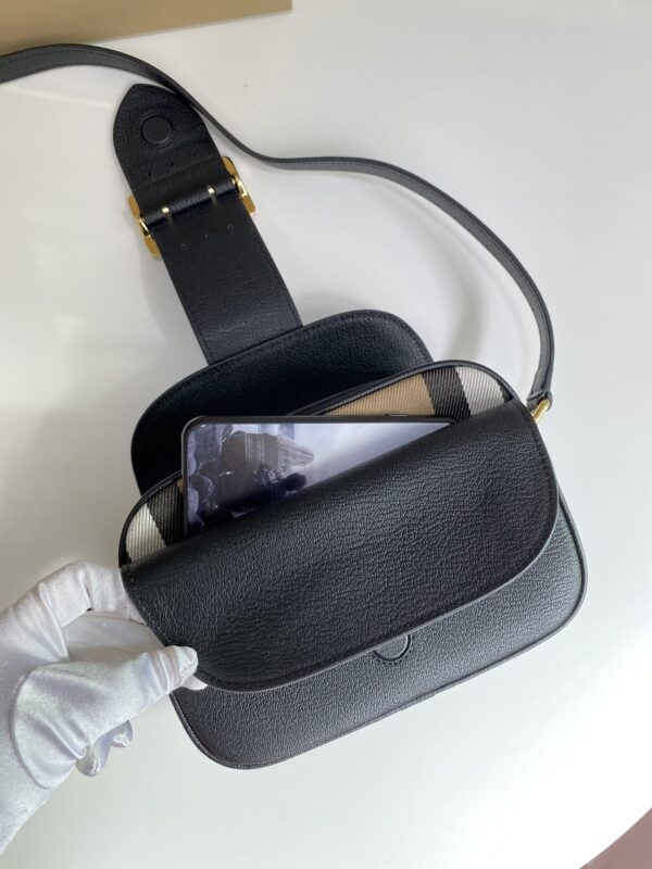 Burberry Small Buckle Bag - Black - Image 5