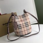 Burberry Lorne Bucket Crossbody Bag - Gray - Image 5