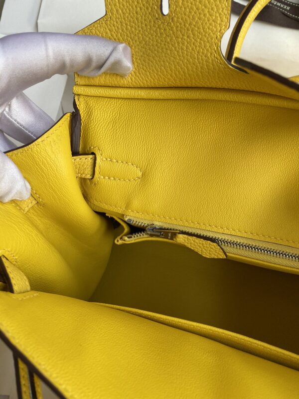 Hermes Birkin Hand-Stitched Handbag - Yellow - Image 2