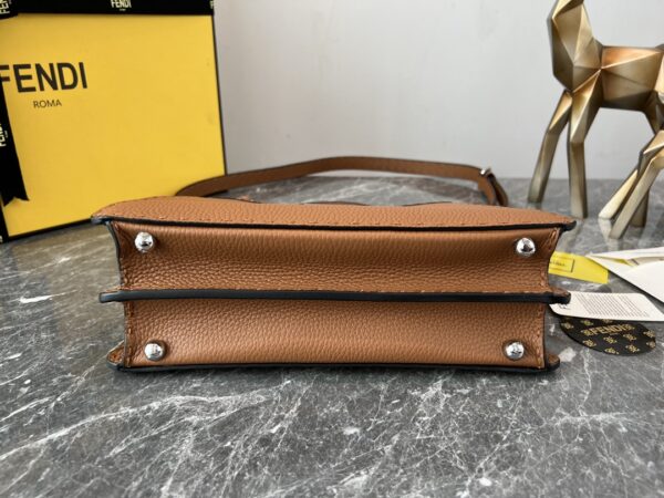 Fendi Iconic Peekaboo Medium Bag - Brown - Image 2