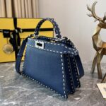 Fendi Iconic Peekaboo Medium Bag - Blue - Image 2