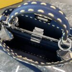 Fendi Iconic Peekaboo Medium Bag - Blue - Image 4