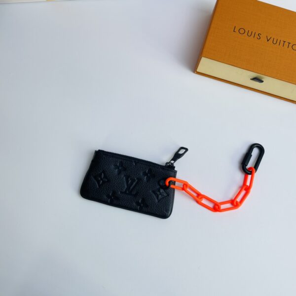 Louis Vuitton Key Case  Orange Chain - Black - Image 5