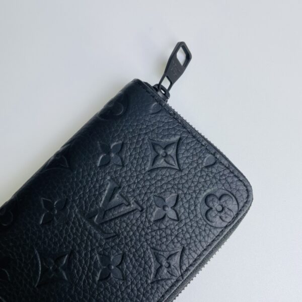 Louis Vuitton Monogram Zippy Vertical Wallet - Black - Image 2