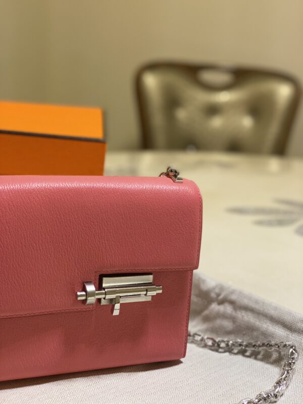 Hermes Verrou Handbag - Pink - Image 5