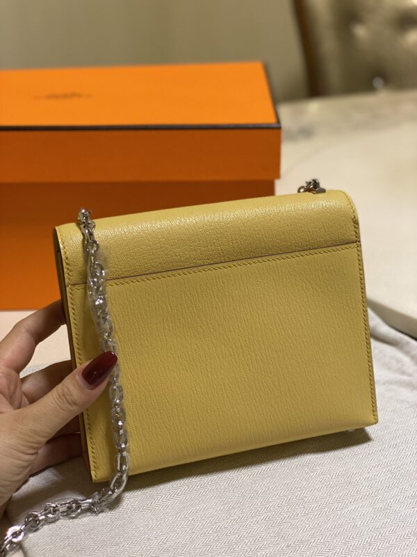 Hermes Verrou Handbag - Gold Yellow - Image 3